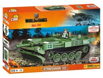 Cobi Klocki Armia 3023 Wot Stridsvagn 103 S-Tank