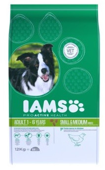 IAMS ProActive Health Adult Small & Medium Breed Chicken 12 kg