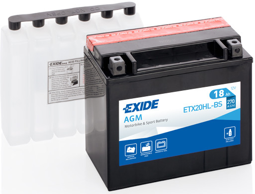 Exide 12V 18AH/270A P+ ETX20HL-BS