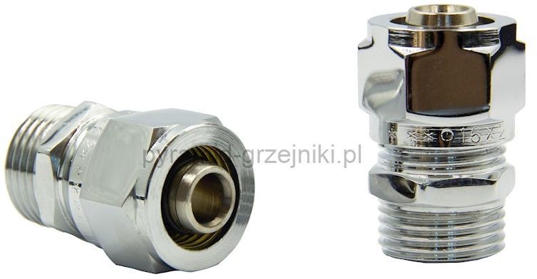Varioterm Złączka zaciskowa GZ x 1/2 - chrom Pex - alu-pex R187MX048-02