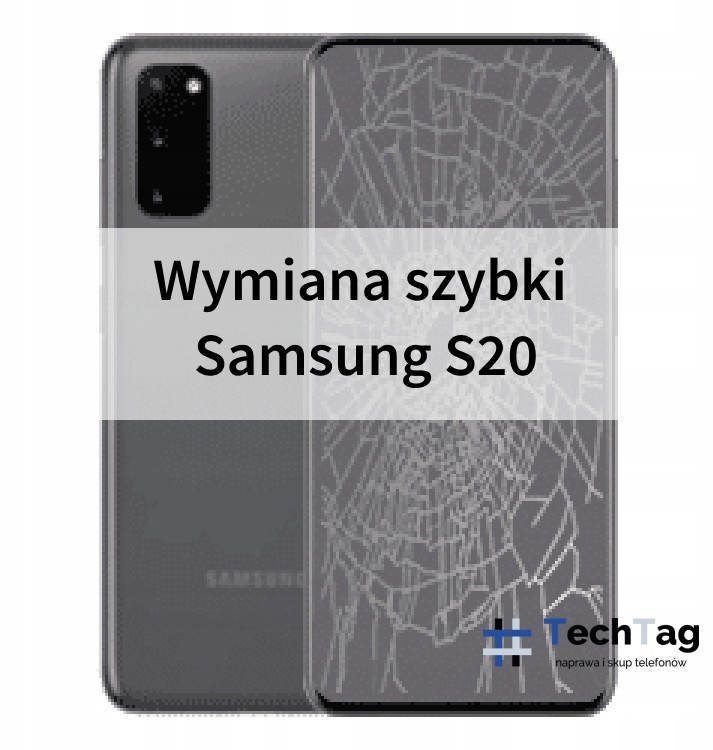 Wymiana szybki dotyku Samsung S20 G980 szkło