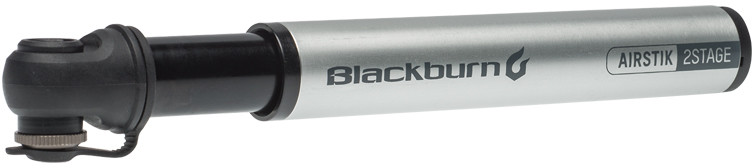 BLACKBURN SS18 AIRSTIK 2 STAGE HP HV ręczna pompka rowerowa 160psi 86g srebrna