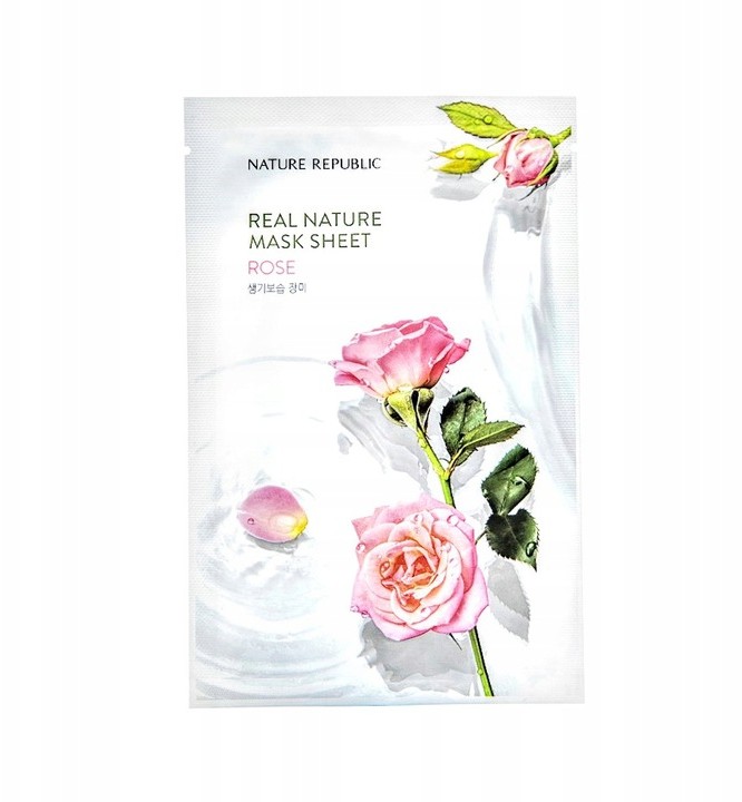 Real Nature Rose Mask maseczka różana Nowość! Hit!