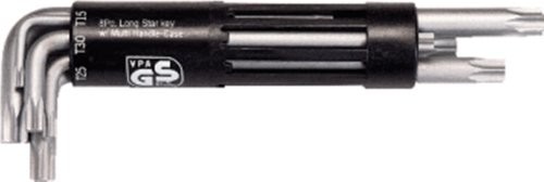 KS Tools Komplet kąt pojemnik na klucze  151.2300 Classic 3-in-1 TX, długie, 8-częściowy, T10-T50 4042146023303