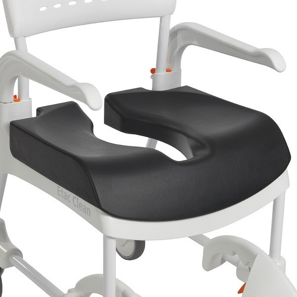 Etac Comfort seat soft - miękka nakładka na siedzisko z otworem 15 cm lub 18cm do wózków Clean PLW054