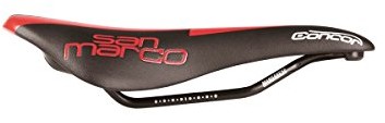Selle Siodełko SAN MARCO unisex Concor Dynamic, Team Czarny/czerwony SMSCONJTB5