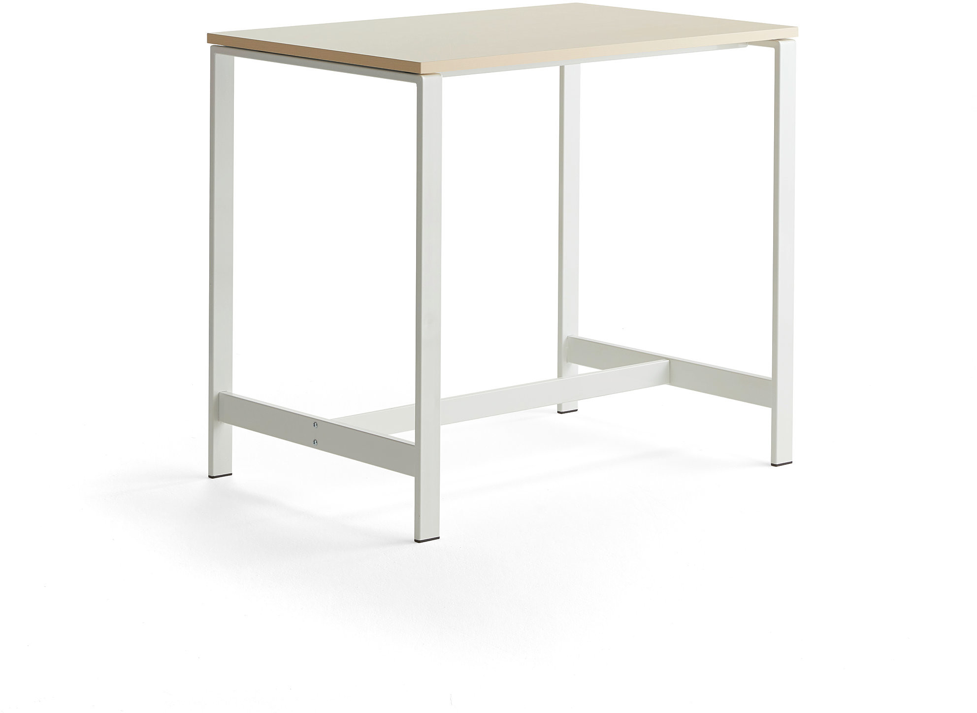 AJ Produkty Stół VARIOUS, 1200x800 mm, wysokość 1050 mm, biały, brzoza
