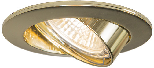 QAZQA Inteligentny punkt wpuszczany złoty uchylny  w tym Wifi GU10 - Edu