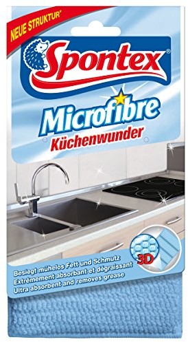 Spontex spontex Microfibre kuchnia wspaniały 3d firmy pad z mikrofibry  (5 X 1 szt.) 19141050