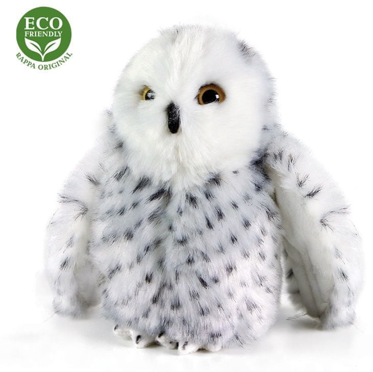 Rappa Pluszowa sowa polarna 18 cm ECO FRIENDLY # z wartością produktów powyżej 89zł!