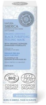 Natura Siberica Węglowa Maska Peelingująca do Twarzy, 75 ml