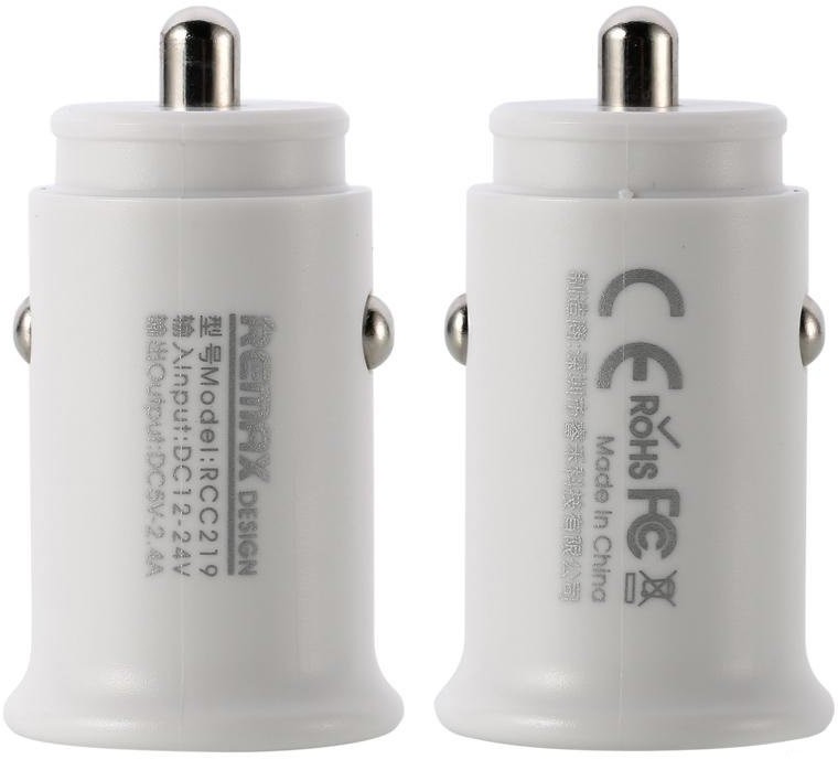 Remax Mini Mała Ładowarka Samochodowa 2X Usb 2.4A