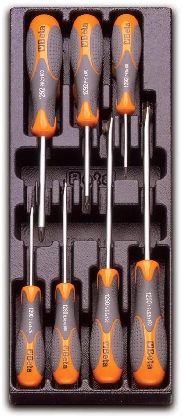 Beta ZESTAW WKRĘTAKÓW BX 7SZT.WE WKŁ.Z TWORZ. 2424/T180