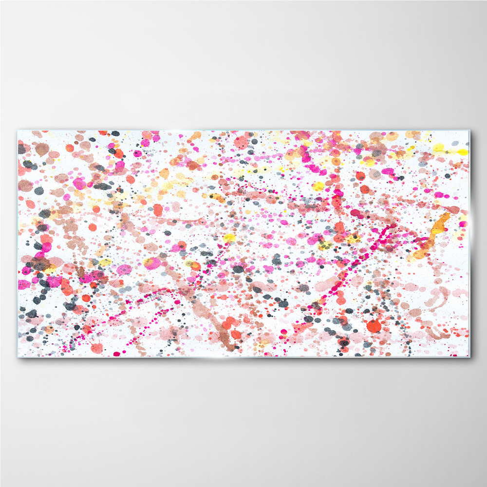 PL Coloray Obraz na Szkle abstrakcja akwarele 120x60cm