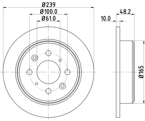 HELLA PAGID Tarcza hamulcowa PAGID 8DD355103-111