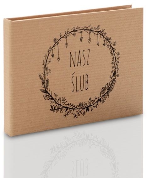 Pudełko na pendrive karta kredytowa TS Nasz Ślub kraft