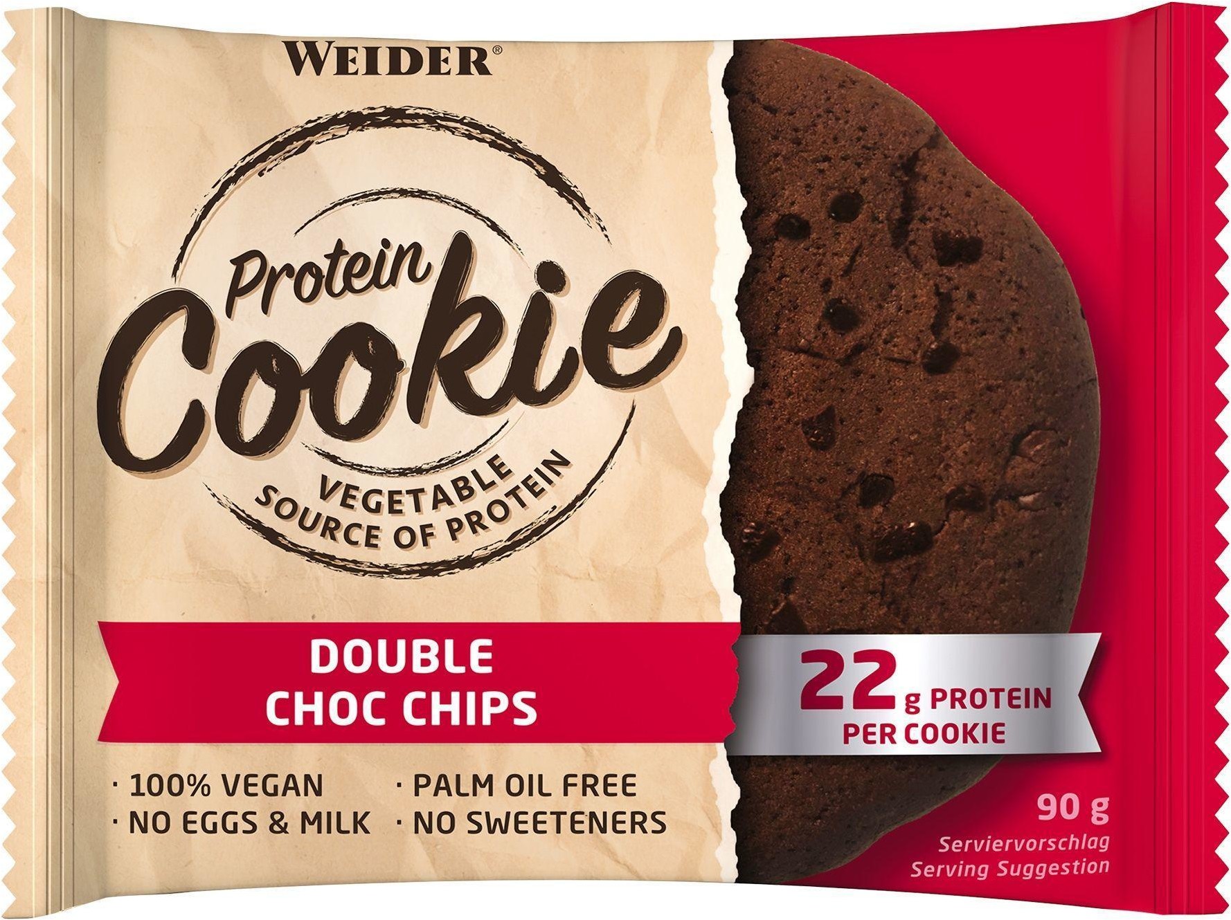 Weider Ciastko białkowe 100% wegańskie 90g unisex 4044782320174
