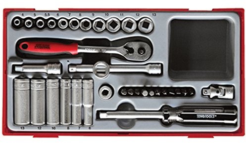 Teng tt1435 35 sztuki Socket Set 4  13 MM  1/4in Drive  tentt1435 TOO-TENTT1435