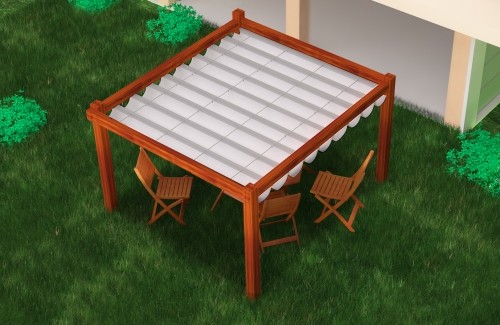 ŻAGLE OGRODOWE Roleta Pozioma Rzymska 3x5m RRP_3x5