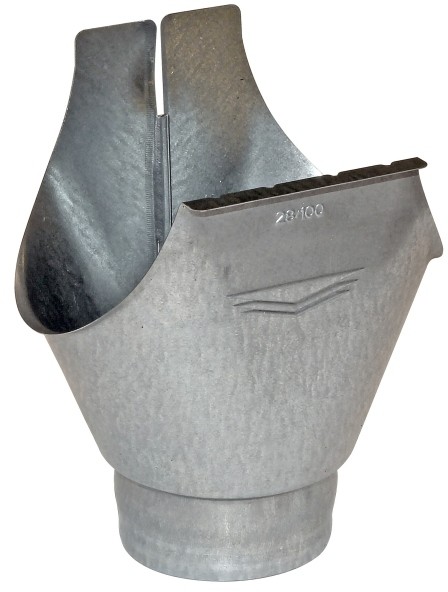 Wylot rynny średnica 127 mm ocynkowany O-OCNAT-WYL127/100