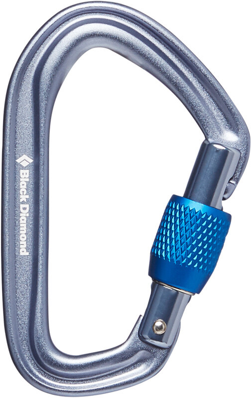 Black Diamond Hotforge Screwgate Karabinek, gray 2021 Karabinki zakręcane BD2101611003ALL1