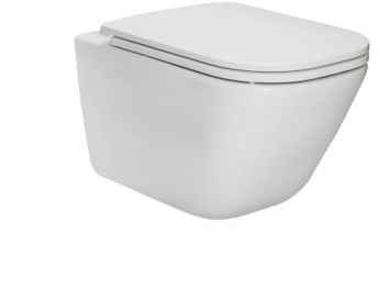 Roca Gap miska WC wisząca Rimless z deską WC wolnoopadającą Slim A34H470000