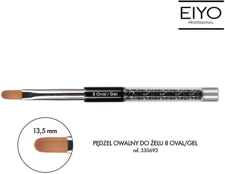 Pędzel owalny do żelu 8 OVAL GEL Victoria Vynn 330693
