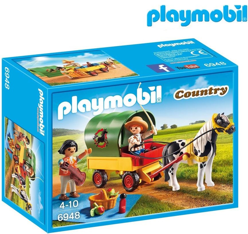 Playmobil Wycieczka Bryczką z Kucykiem 6948