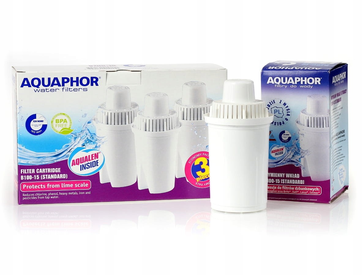 Aquaphor 4x Filtr wody B100-15 Wkład Dafi Zelmer