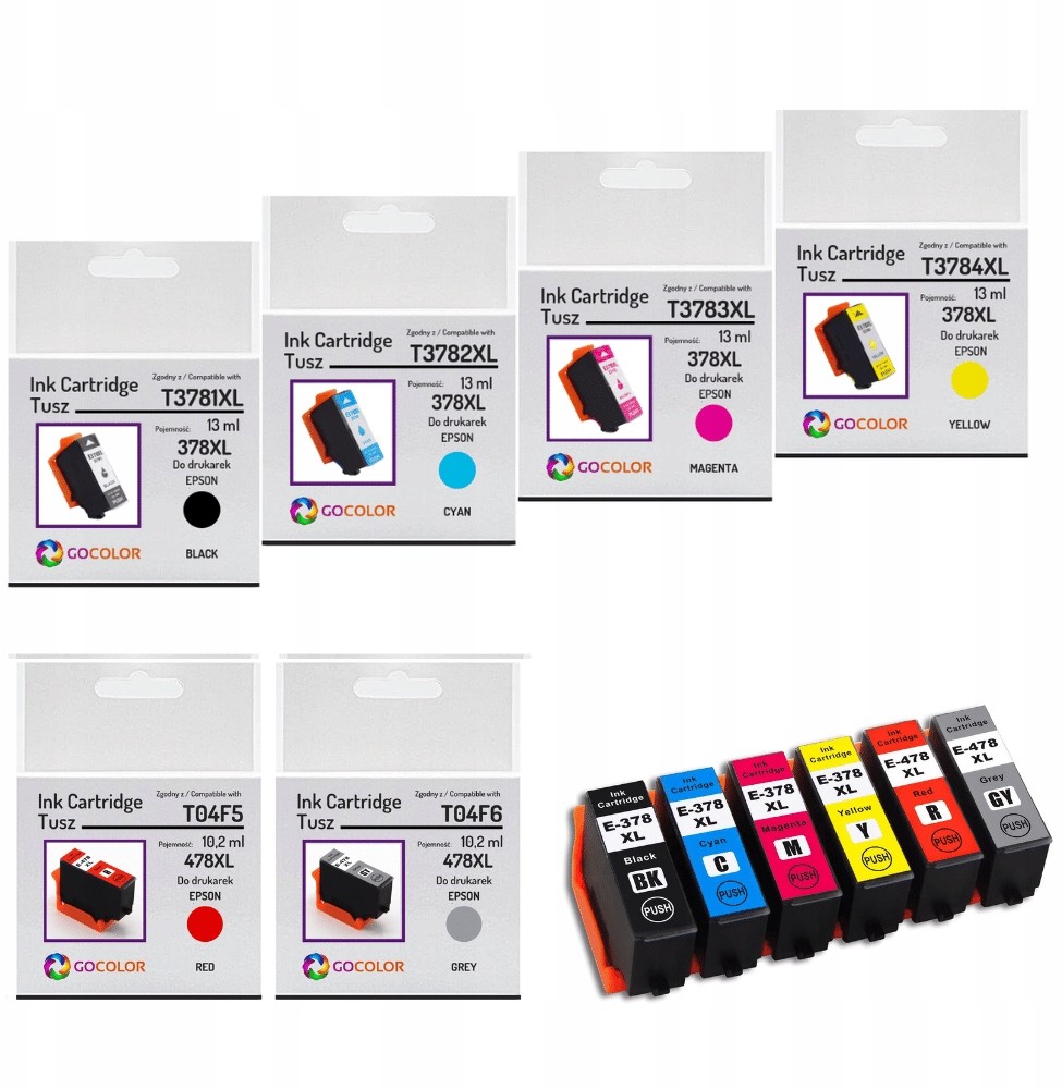 Zestaw 6 x do Epson Expression Photo XP15000