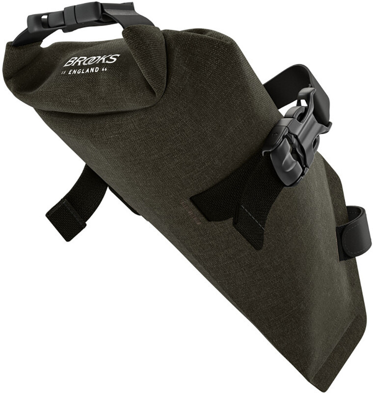 Brooks Brooks Scape Saddle Roll Bag, mud green 2021 Torebki podsiodłowe 80032232