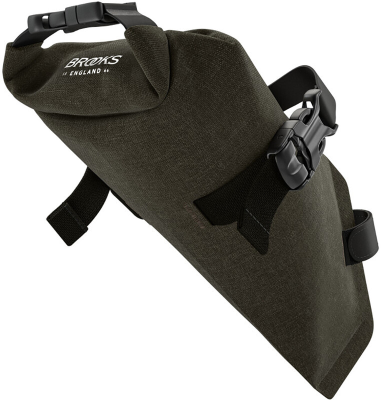 Brooks Brooks Scape Saddle Roll Bag, mud green  2021 Torebki podsiodłowe 80032232