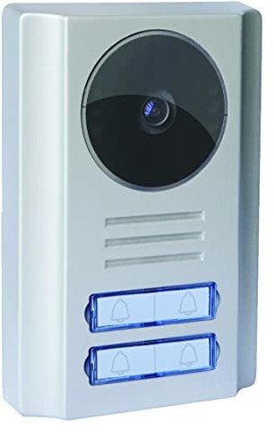SCS Sentinel SCS Sentinel - PMP0014 - 4 przyciski do wideodomofonu kolekcjonerskiego - Dla małego budynku lub rezydencji 4 mieszkań - Fronta aluminiowa - Kąt widzenia 110° - 4B2 PMP0014