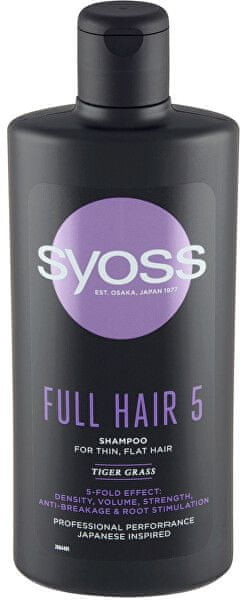 Syoss Szampon do włosów słabych i cienkich Full Hair 5 Shampoo) Objętość 440 ml)