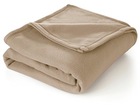 WestPoint Home Martex Super Soft Twin polarowy kocyk, kolor kości słoniowej C100223