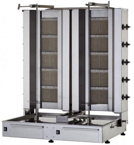Resto Quality Gyros | opiekacz gazowy do kebaba podwójny | wsad 160kg KLG225-T KLG225-T