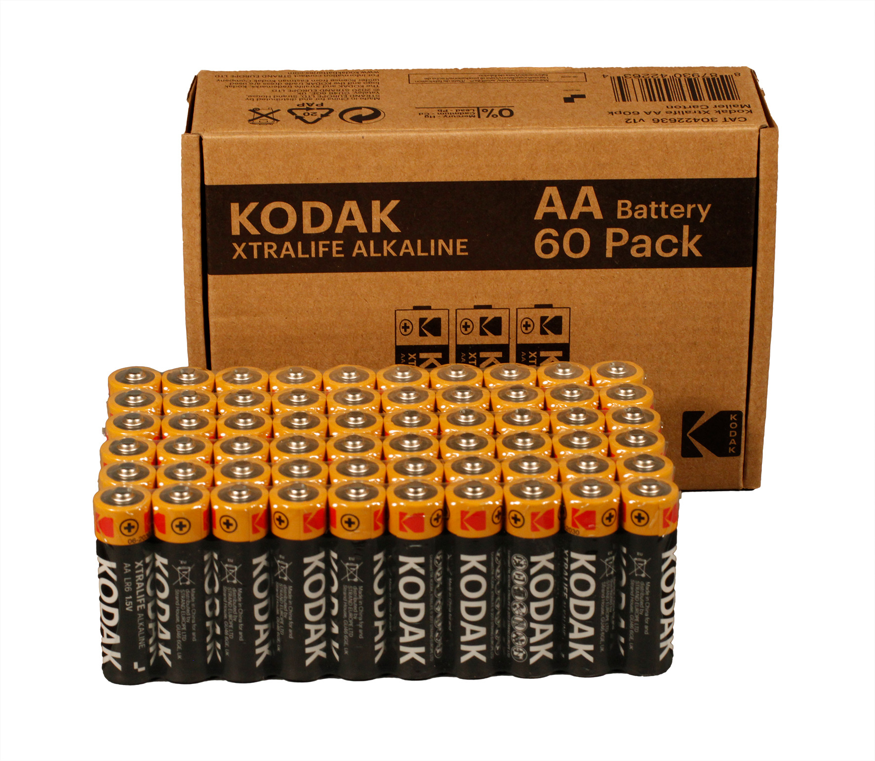 Kodak BATERIE ALKALICZNE XTRALIFE AA LR6 X 60 SZT 30422636