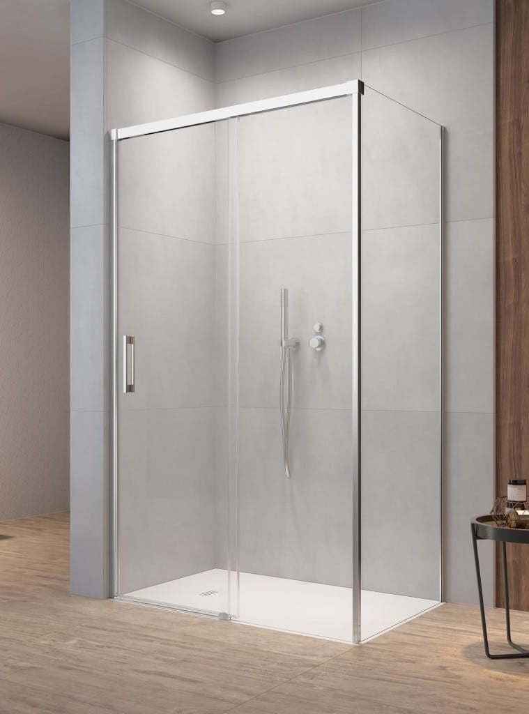 Radaway Idea KDS kabina prysznicowa front prawy 150 cm + ścianka boczna 75 cm, szkło przejrzyste 6 mm, wys. 200,5 cm