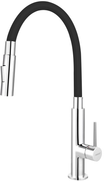 Ferro Bateria zlewozmywakowa Zorba Slim 2F czarna BZR43B