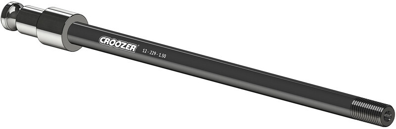 Croozer Click & Crooz Plus Oś sztywna z zaczepem 12x229mm-1.50 XL, black 2021 Akcesoria do przyczepek 122501318