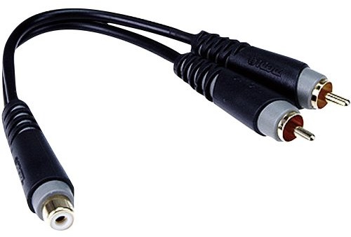 Klotz o wyglądzie pnia adapter 1 X cinch Female 2-POL. /2 X cinch Male 2-POL. (ayu-8) nowy AYU-8