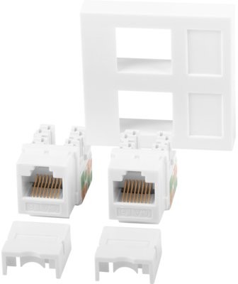 LEDart LANBERG LANBERG LANBERG WS-4545-2XRJ45K-W