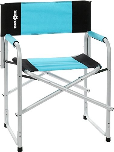 Brunner Krzesło składane krzesło aluminiowe  akcesoria kempingowe Rodzaj reżysera Bravura Blau/Schwarz 0404190N.C47