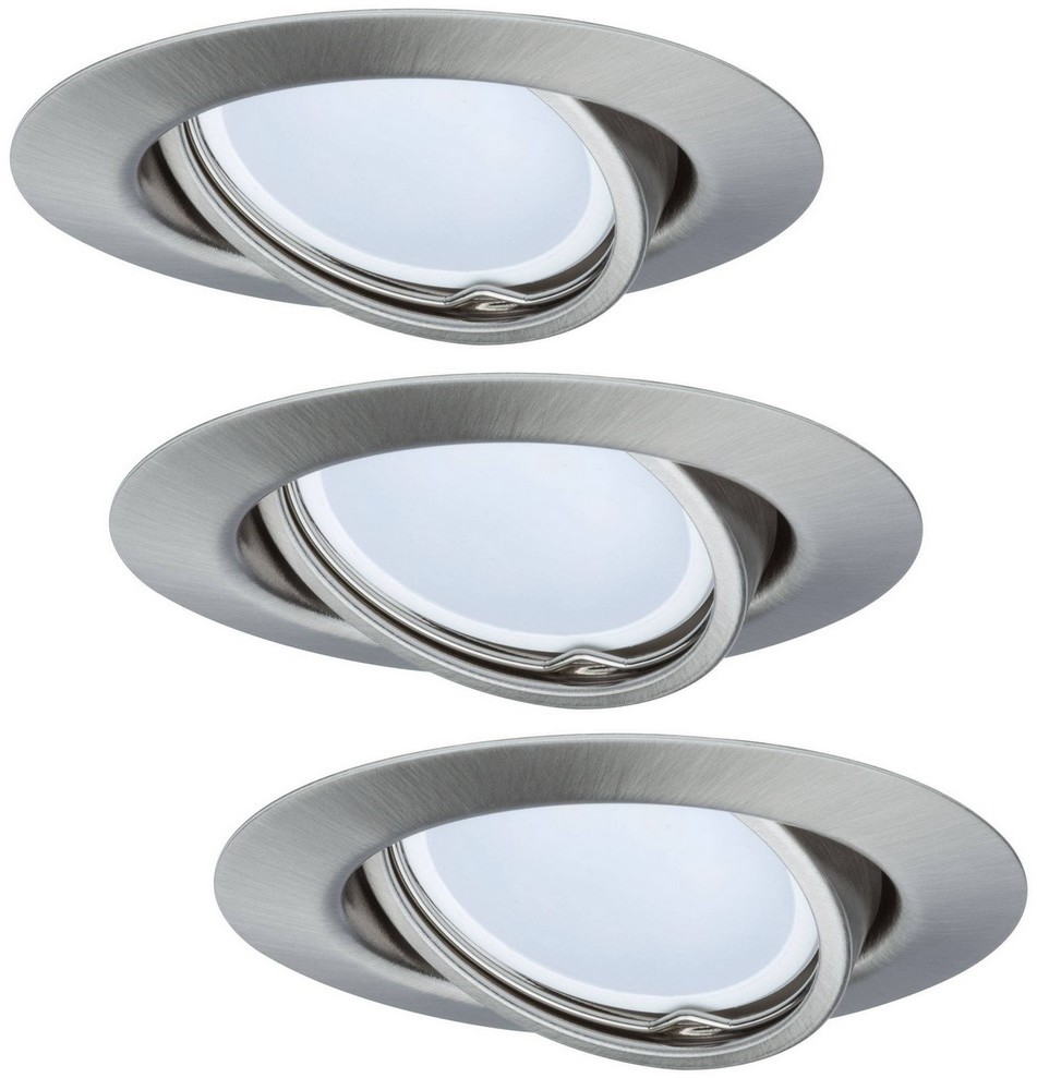 Paulmann TIP 3974 - ZESTAW 3xLED/4,9W Oprawa wpuszczana COIN 230V