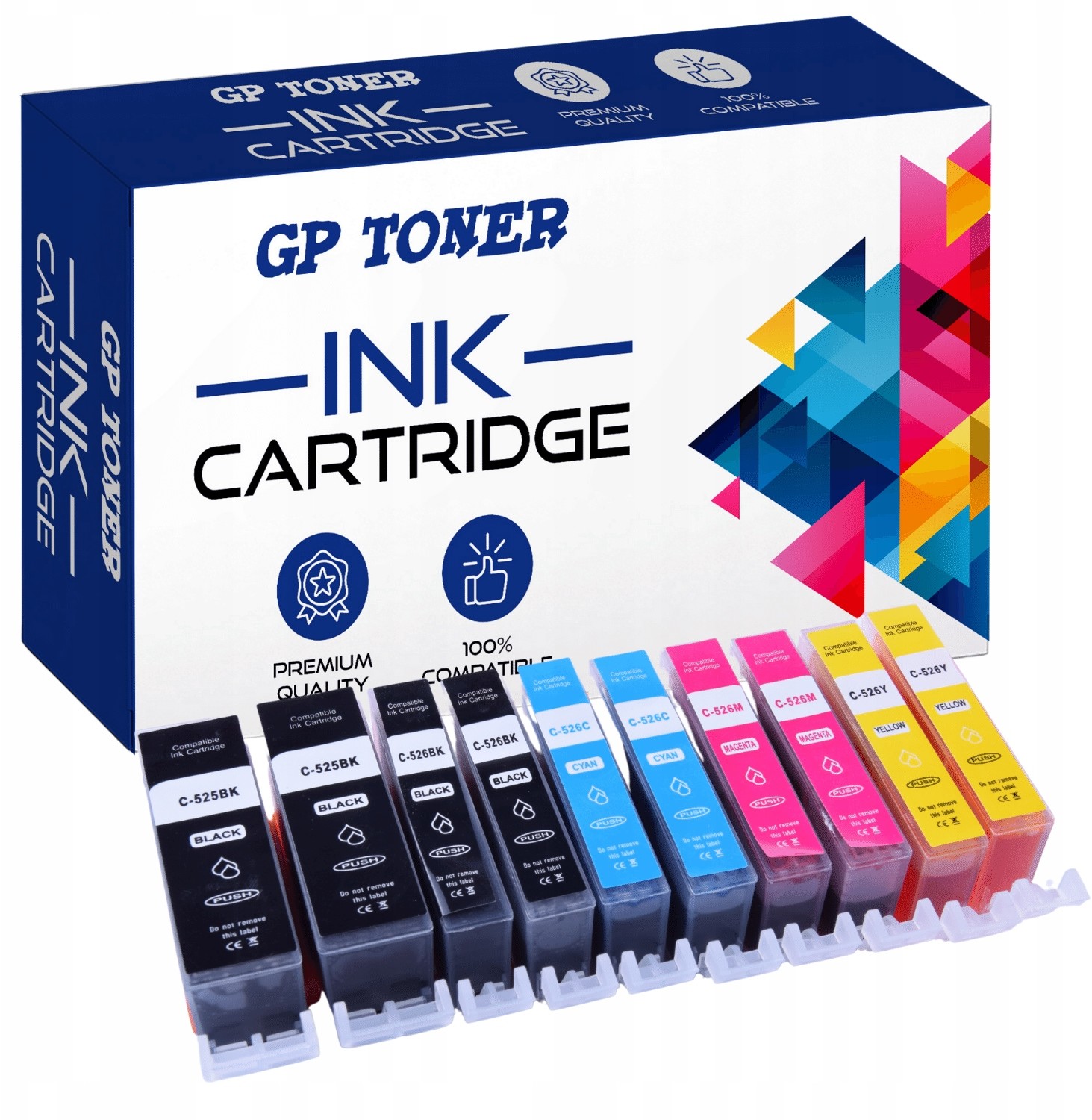 Tusze PGI-525 CLI-526 Do Canon Pixma IP4850 IP4870