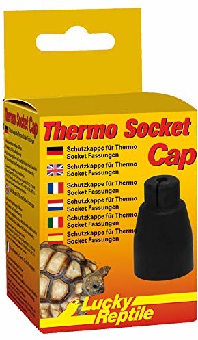 Lucky Reptile TS-C2 Thermo Socket Cap, biały/czarny