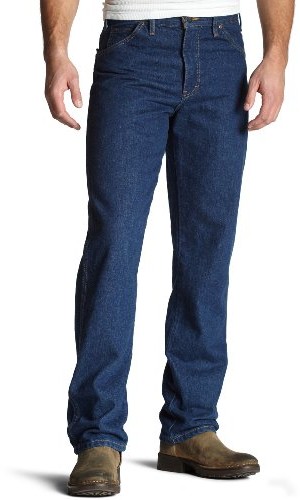 Dickie's Dickies  9393 Regular Fit Jean, nogawka prosta, , 30W / 32L, , niebieski indygo sprany (Rinsed Indigo Blue), 9393-Indigo Blue-30x32