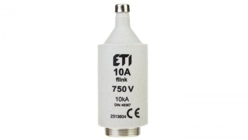 Eti-Polam Wkładka bezpiecznikowa 10A DIII gF 750V 002313604 002313604