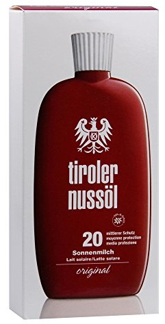 Tiroler Nussöl Patyczek opalania nussoel oryginalne wodoodporny LSF 20, 1er Pack (1 X 150 ML) 4250297400250