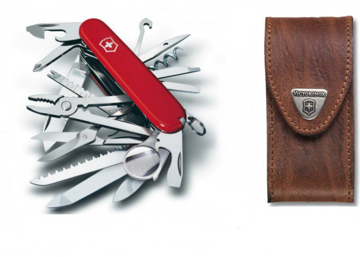 Victorinox SwissChamp 1.6795 + brązowe etui 1.6795.ETUB